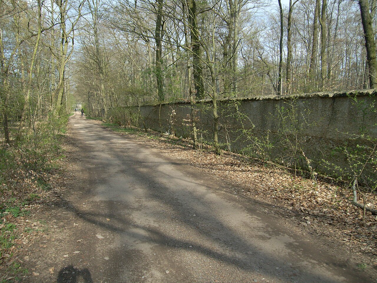 Dessau-Roßlau, Mosigkauer Heide, Kiesmauer (Baudenkmal im Denkmalverzeichniss – HSV Dessau Süd e.V.