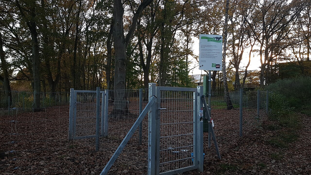 dog park Büchen entrance – Hundeauslauf Büchen