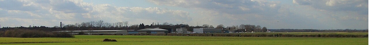 View over airfield Hangelar, Germany. – Hangelar/Ost, Köln