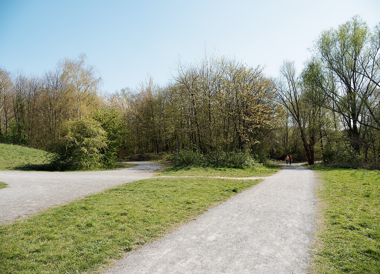 Herne-Wanne Ortsteil Röhlinghausen, Königsgruber Park auf dem Gelände der frühren Zeche – Park Königsgrube, Essen