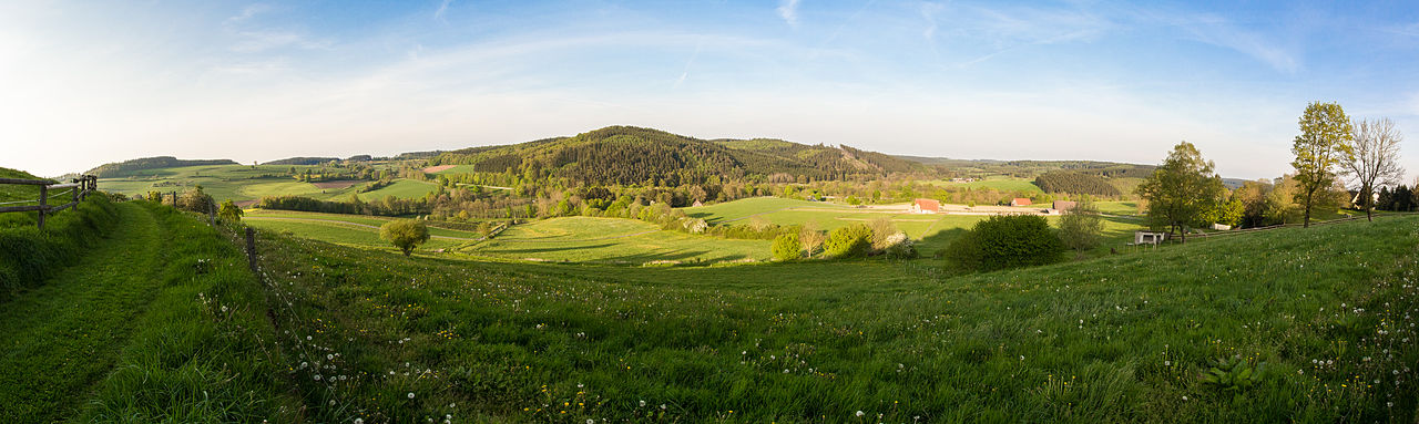 Panoramaaufnahme, Kallenhardt, Rüthen – Campingplatz Kallenhardt