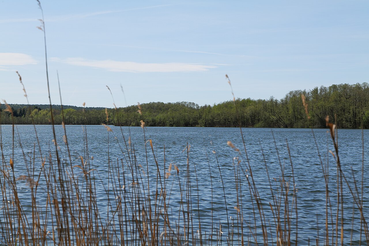 Kleiner Zeschsee am 9. Mai 2021. – Hundestrand Zesch