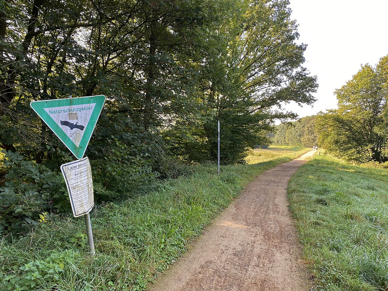 Der Aggerdamm bei Troisdorf - Naturschutzgebiet Aggeraue zwischen Lohmar und Siegburg – Aggeraue, Köln