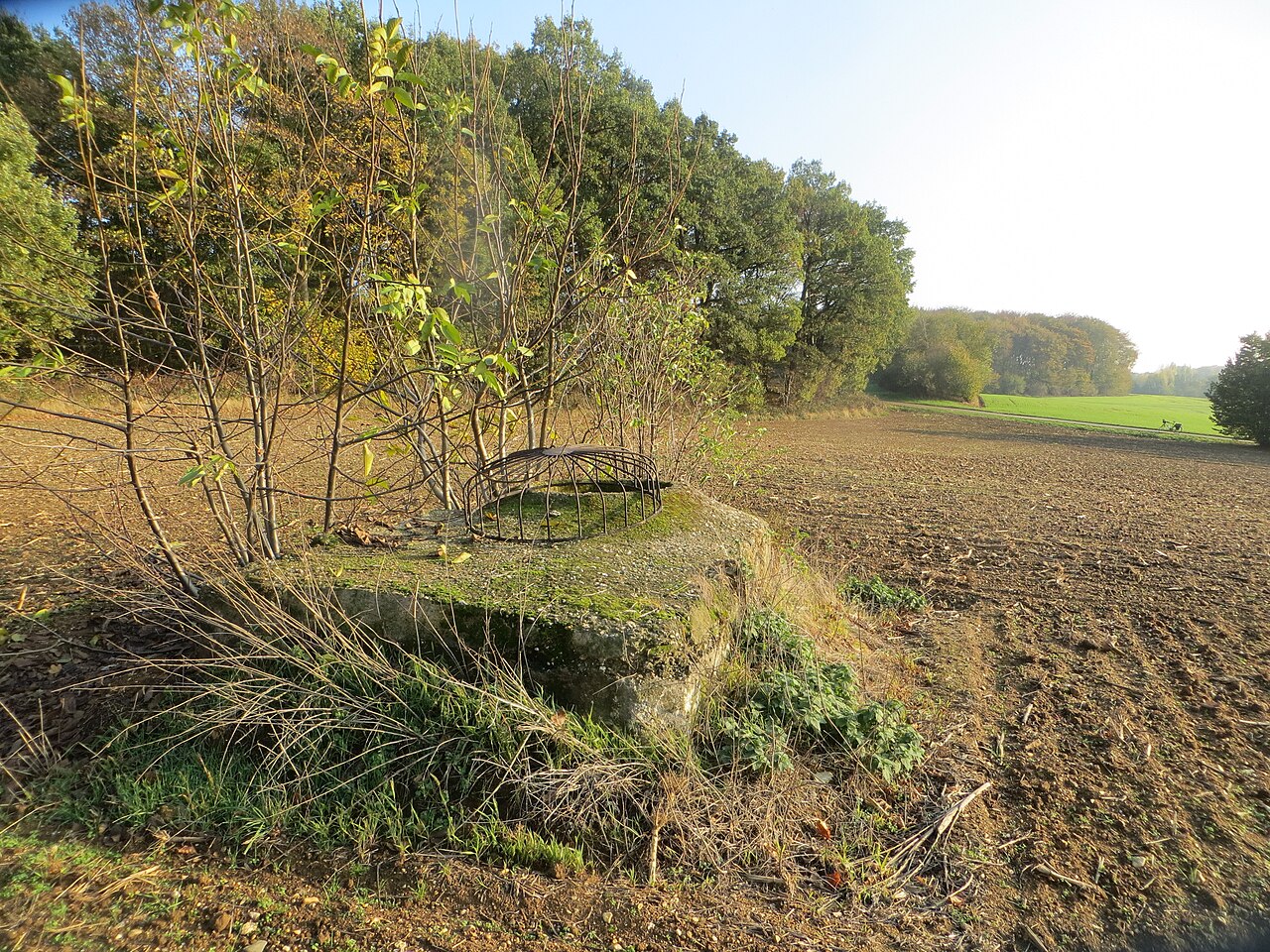 "Ringstand", well preserved bunker (type 58c), at Bocholt in Nettetal, North – SV OG Nettetal-Hinsbeck