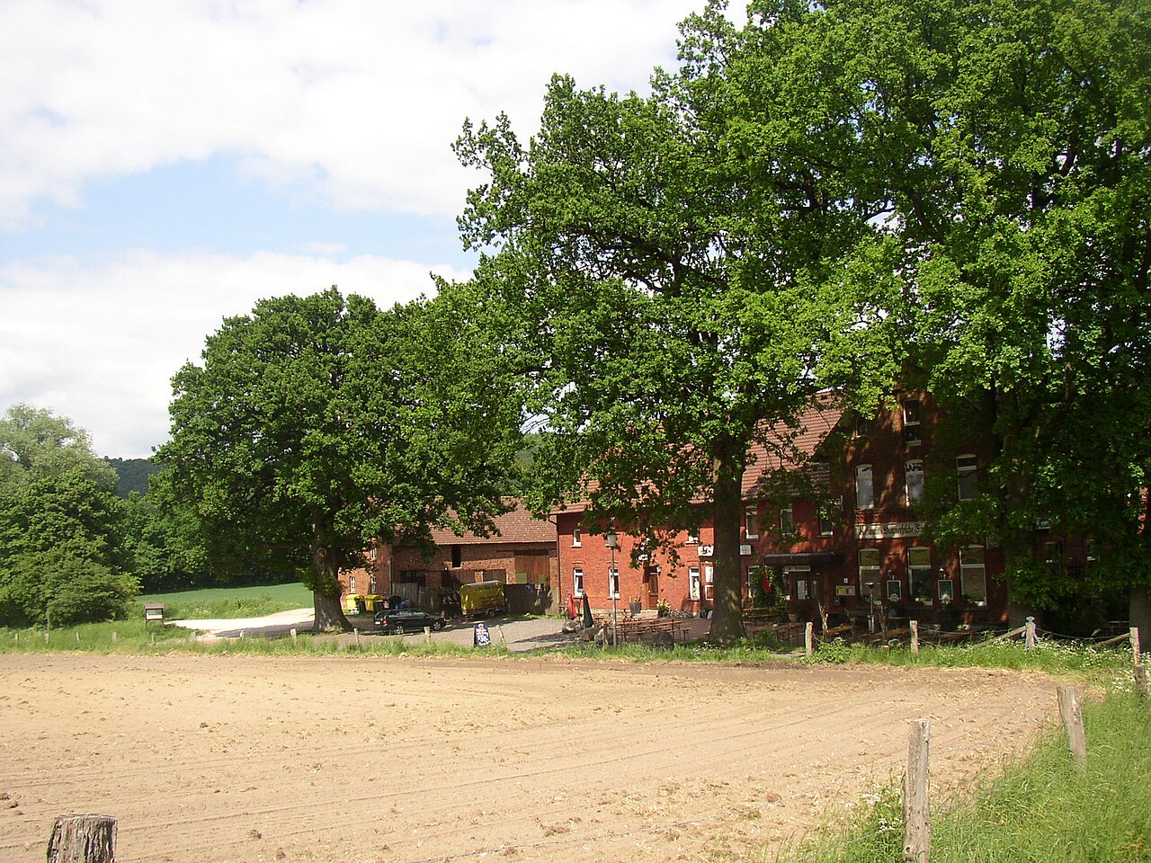 Steinhagen - Friedrichshöhe mit geschützter Eiche – Restaurant und Sommerfrische "Friedrichshöhe"