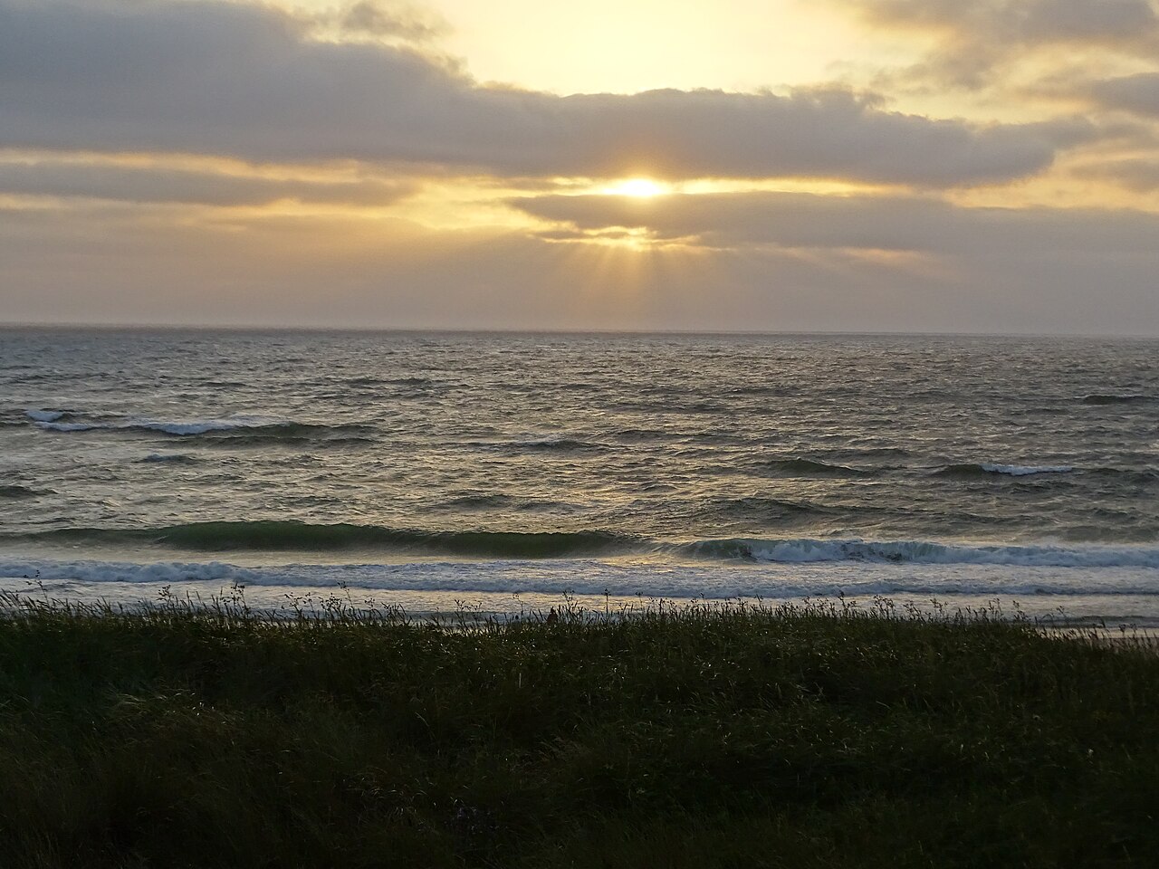 Sunset bei Wenningstedt – Hundestrand Wenningstedt (Sylt)