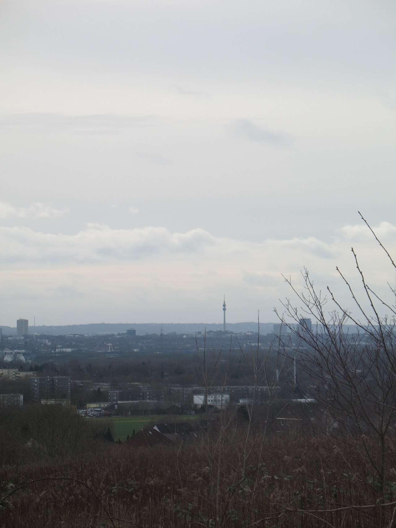 Blick von der Halde Lanstrop (Deponie Nord-Ost?) in Dortmund – Halde Lanstop, Dortmund