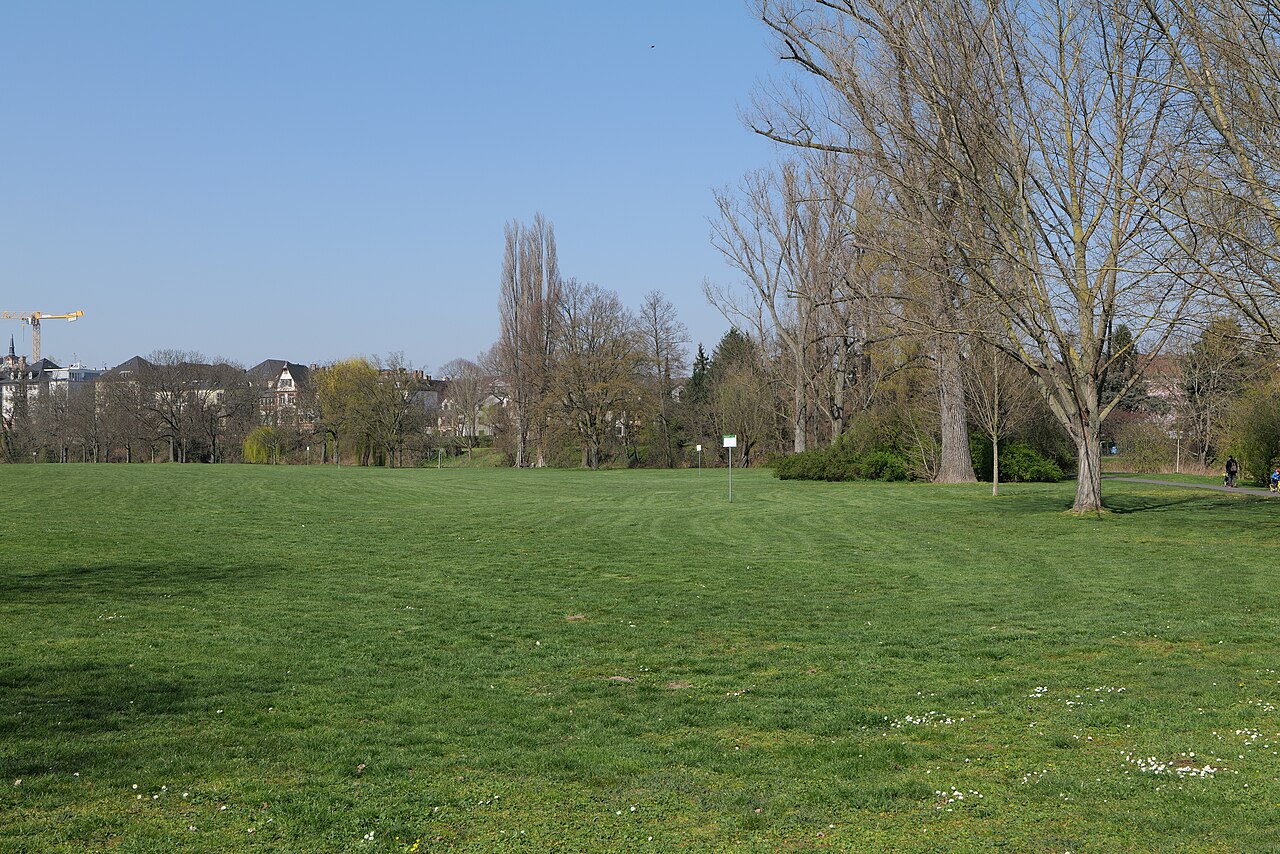 Wörthspitze Frankfurt am Main am 27. März 2020. – Wörthspitze, Wiesbaden
