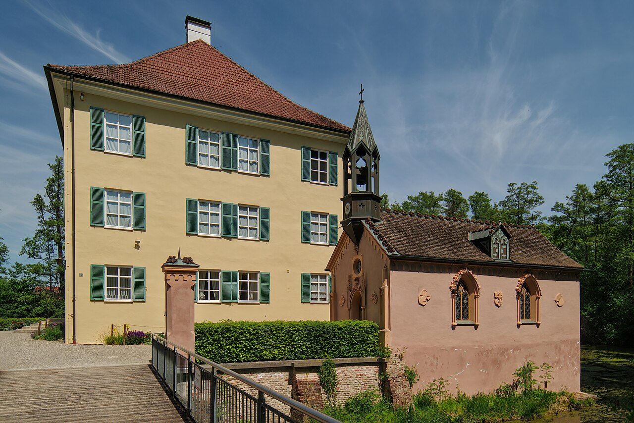 Wasserschloss Unterwittelsbach (Unterwittelsbach) Aichach-Friedberg. Das Schloss ist ein – Siss Schloss, Augsburg