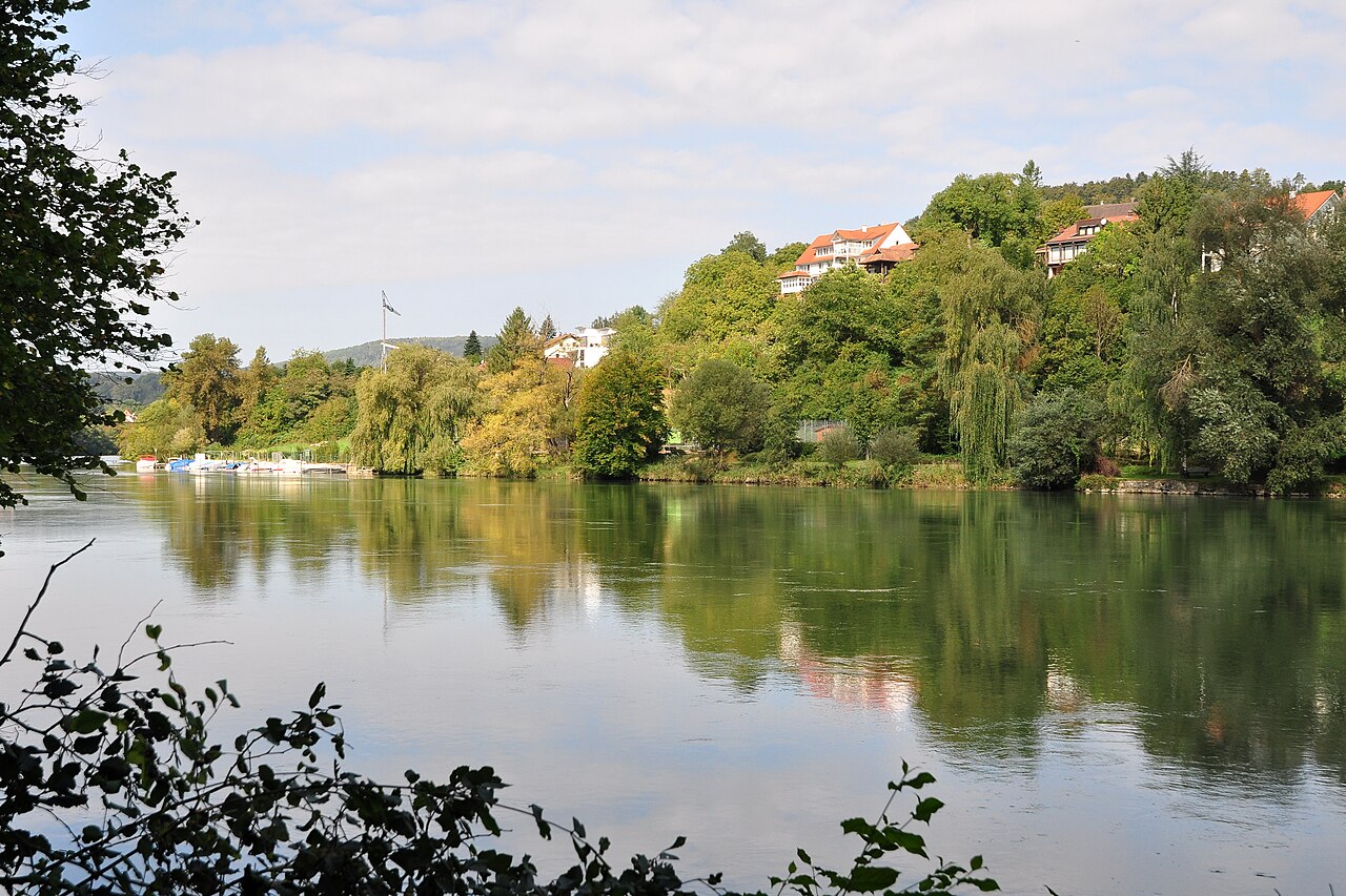 Leebern, Teil der spätrömischen Rheinbefestigung in Weiach (Switzerland) & – Campingplatz Hohentengen