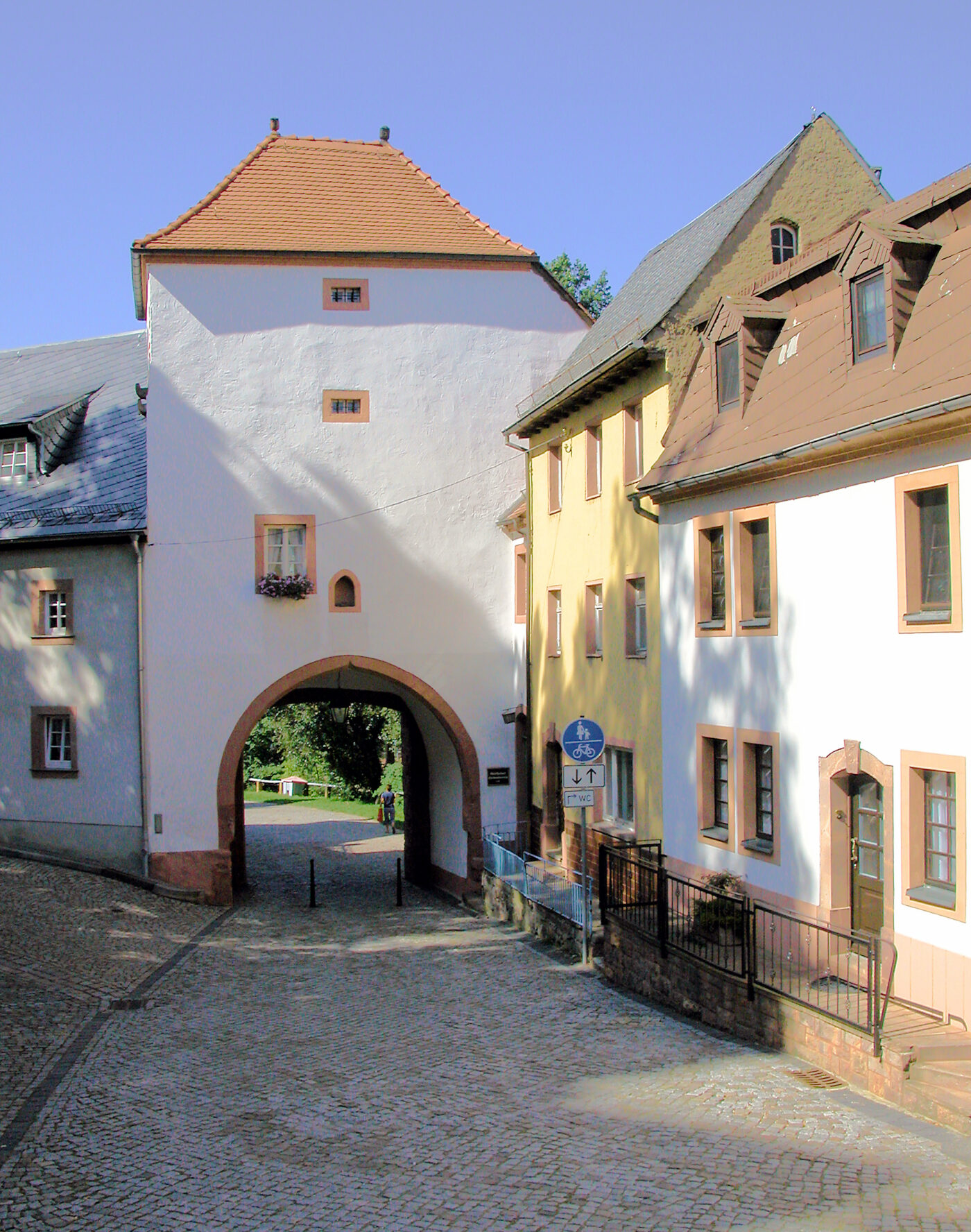 Blick auf Geithain – hundefreundliche Region rund um Hunde Freilaufzone