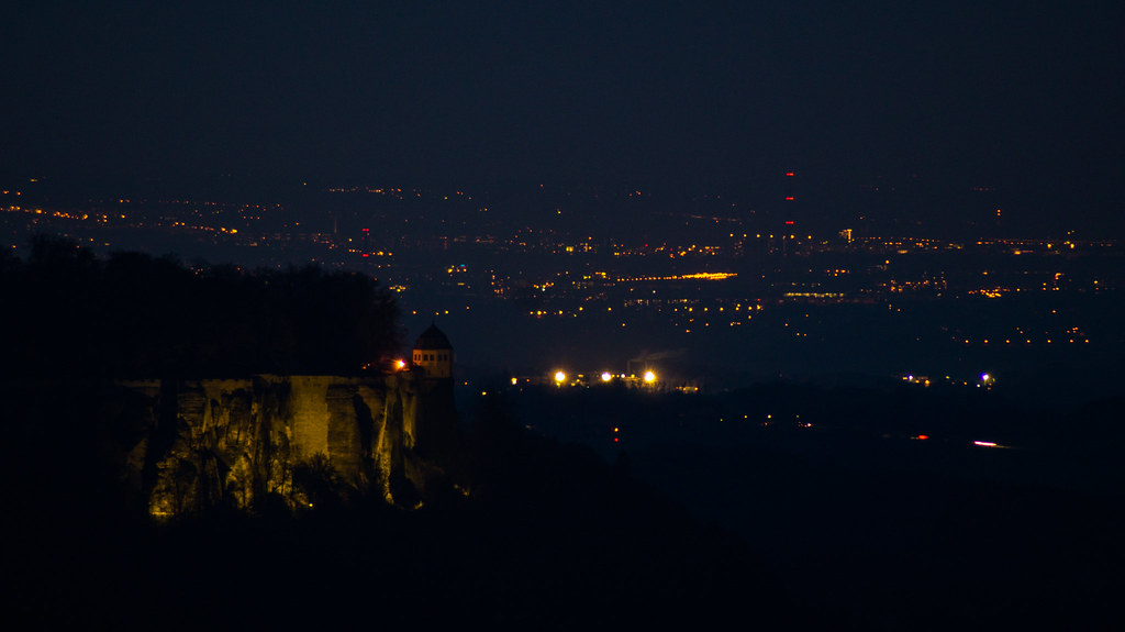 Blick auf Königstein – hundefreundliche Region rund um Kaffeehaus & Backshop Zimmermann