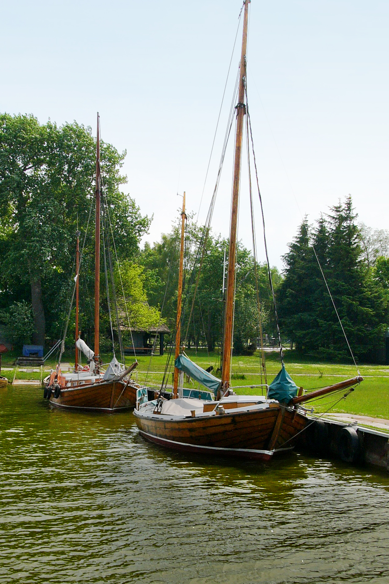Port of Bodstedt, Mecklenburg-Vorpommern, Germany. – Campingplatz Bodstedt
