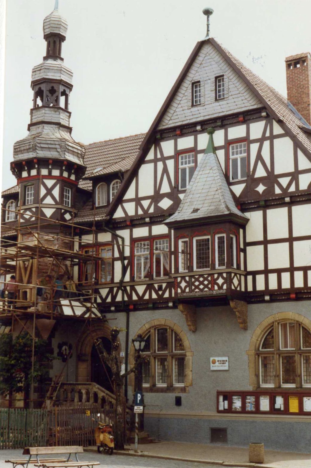 Blick auf Harzgerode – hundefreundliche Region rund um Pension Wolfshof