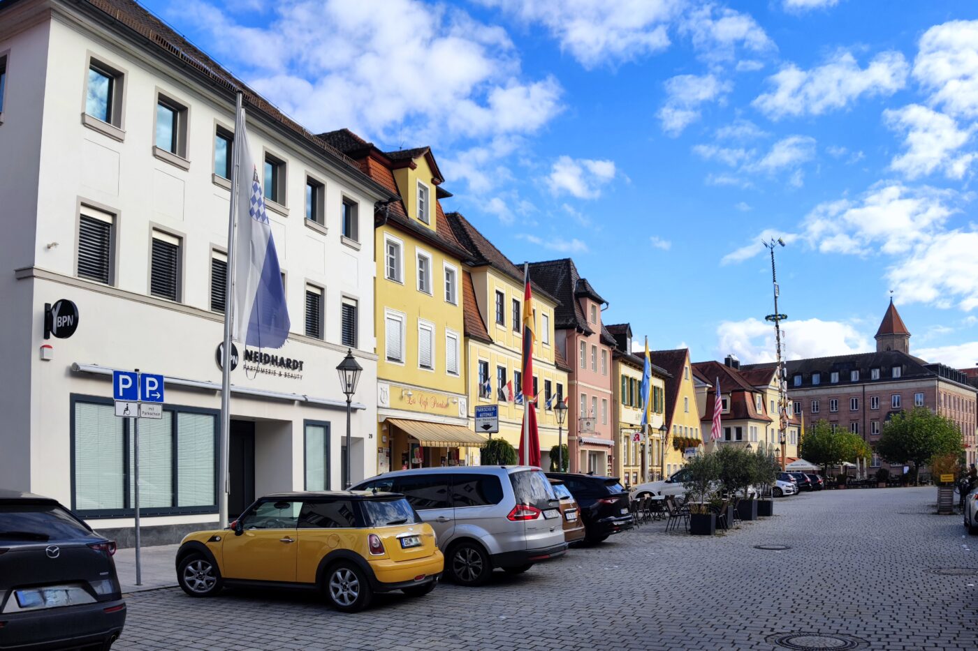 Blick auf Gunzenhausen – hundefreundliche Region rund um Hundestrand