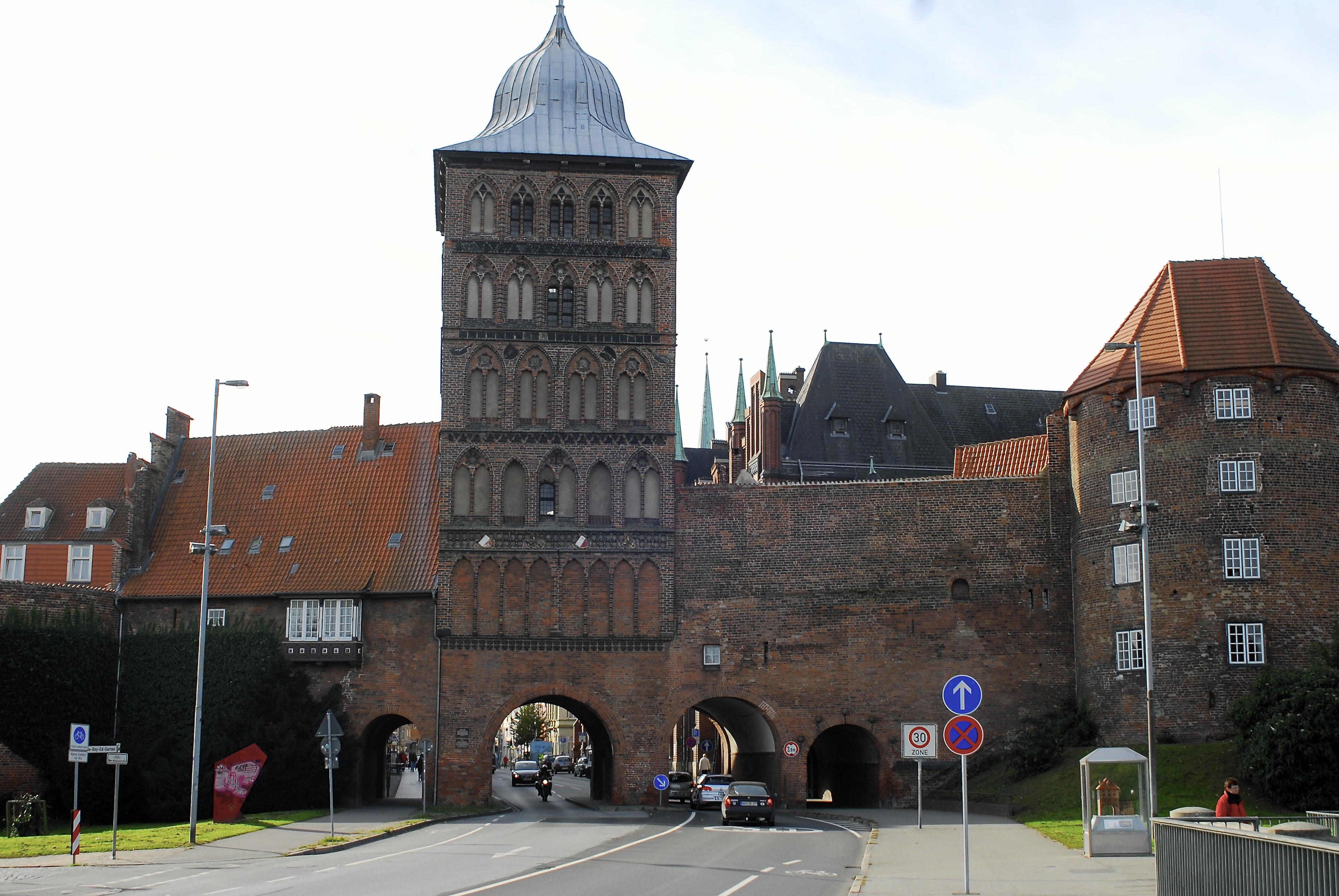 Blick auf Lübeck – hundefreundliche Region rund um Hundefreilauf