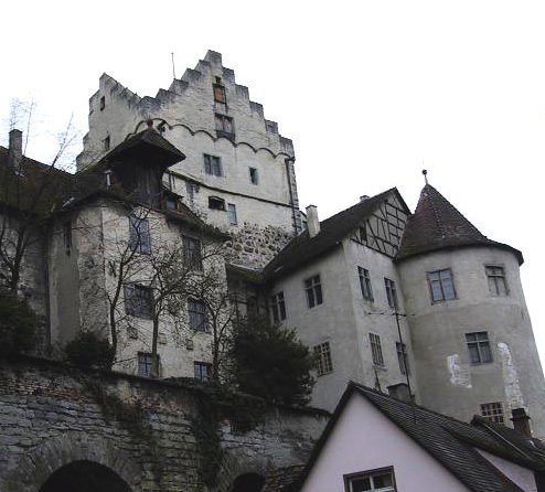 The old castle of Meersburg in Meersburg, Germany) – Haus der Weine Meersburg